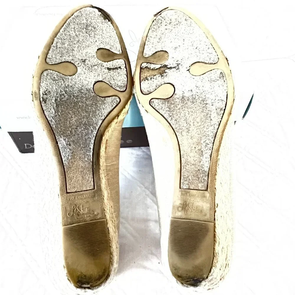 Life Stride Shoes Lioness Tan Tropez Peep Toe Wedge